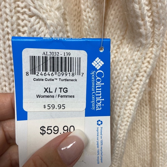 Columbia turtleneck sweater! Size XL - Picture 2 of 5